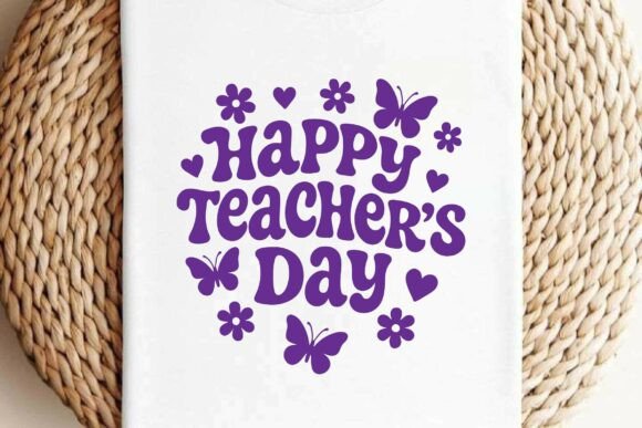 Download Happy Teacher's Day SVG T-shirt Design - Happy Collection