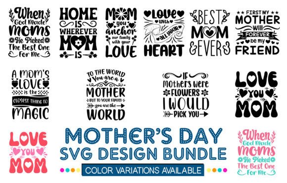 Download Mother's Day Craft SVG Design Bundle - Mother's day craft svg Collection